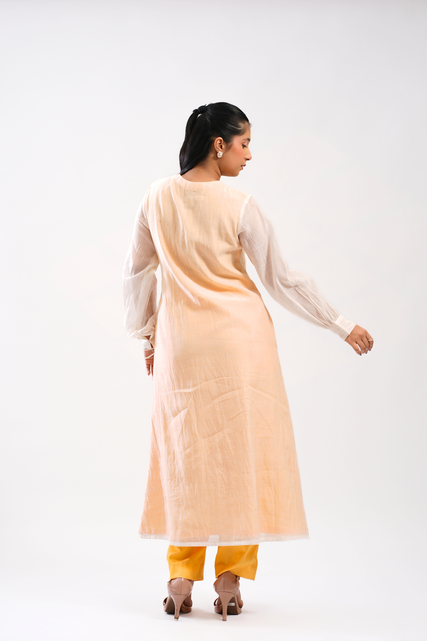 Apricot Cotton Pants