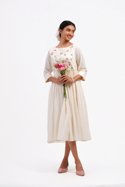 Baby's Breath Pure Mulmul Dress