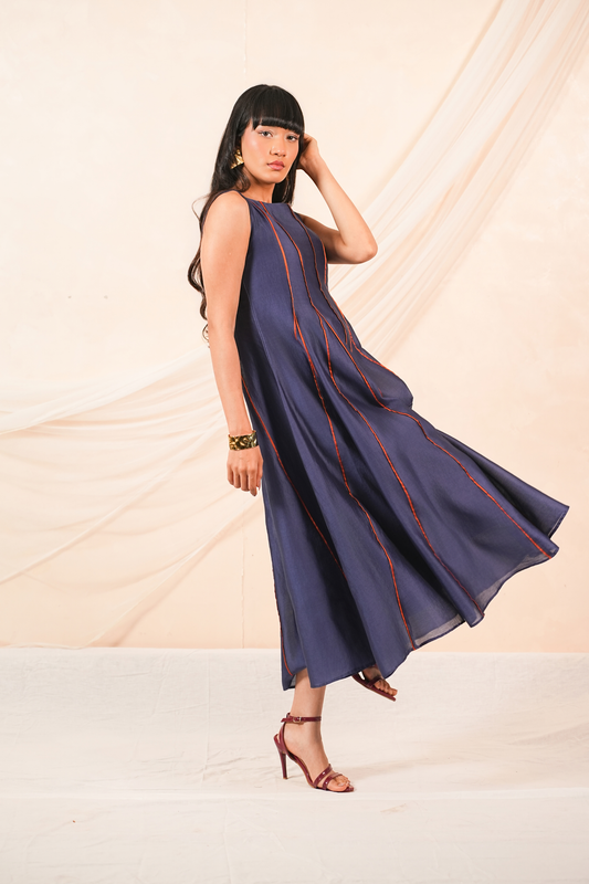 Sway Silk Chanderi Dress