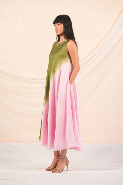 Muse Silk Chanderi Dress