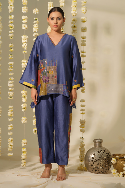 Roshan Chanderi Silk Top
