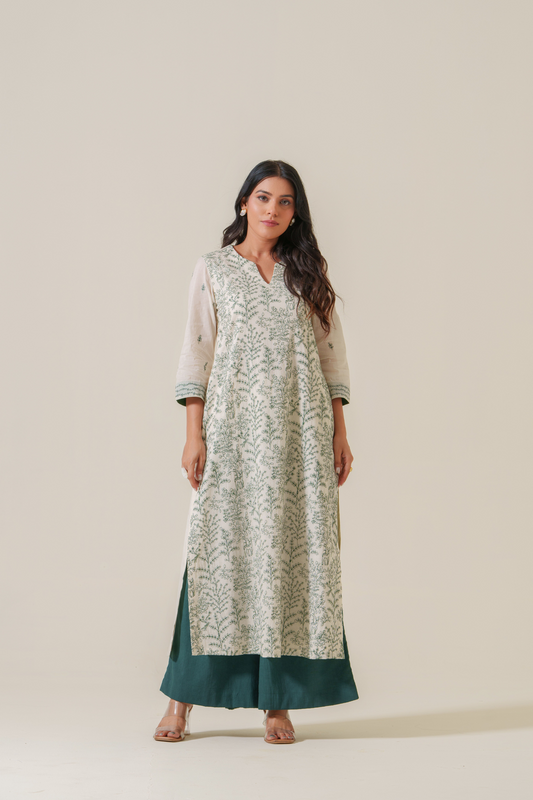 Whispers of the Jungle Soft Voile Kurta
