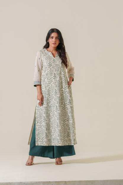 Whispers of the Jungle Soft Voile Kurta