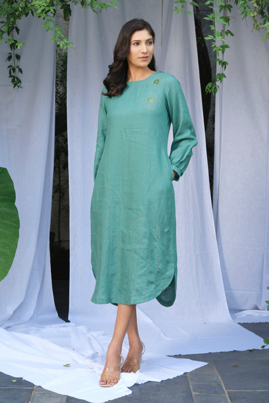 Rosemary Pure Linen Dress