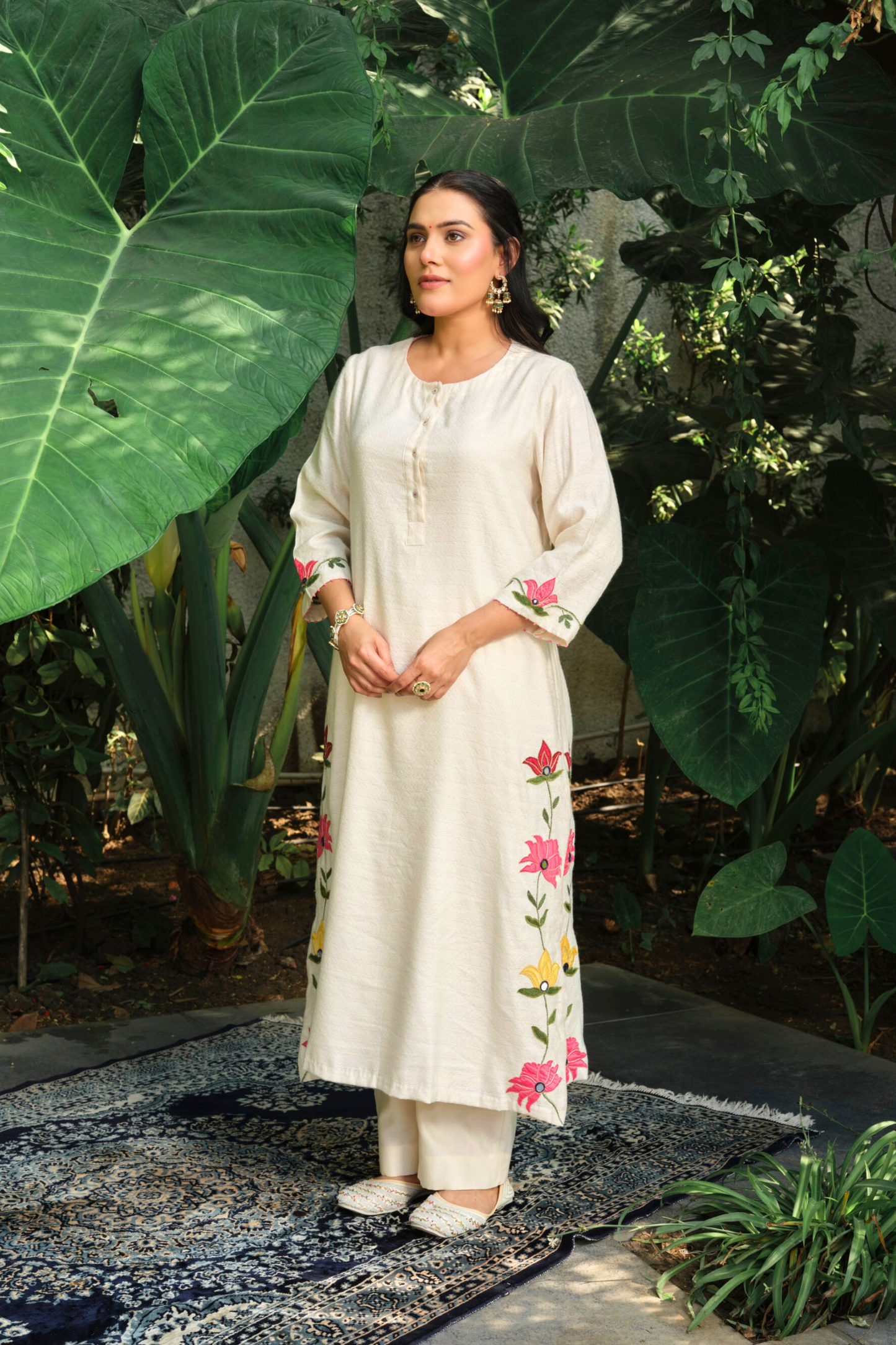 Aabha Jacquard Kurta