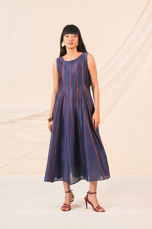 Sway Silk Chanderi Dress