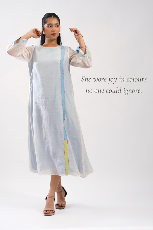 Cloud Ledger Mul Chanderi Dress