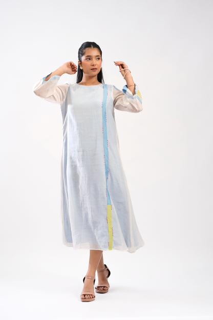 Cloud Ledger Mul Chanderi Dress