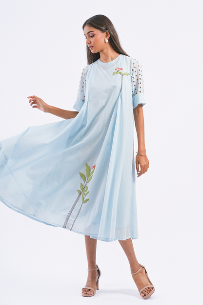 Sunrays Cotton Mulmul Dress