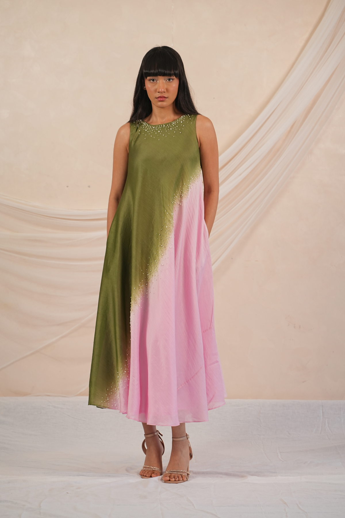 Muse Silk Chanderi Dress