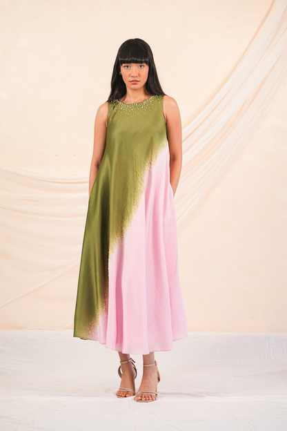 Muse Silk Chanderi Dress