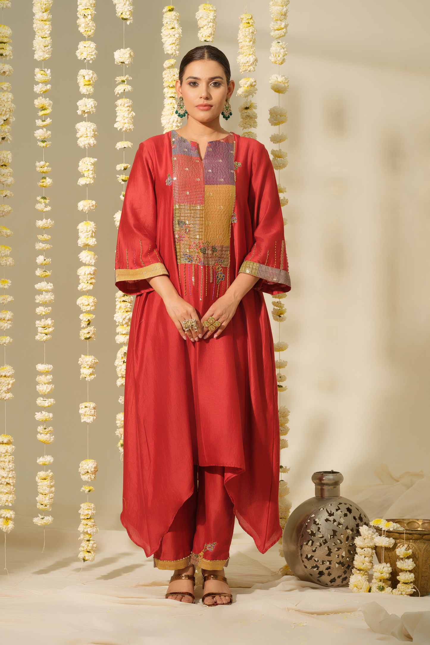 Nandini Chanderi Silk Kurta