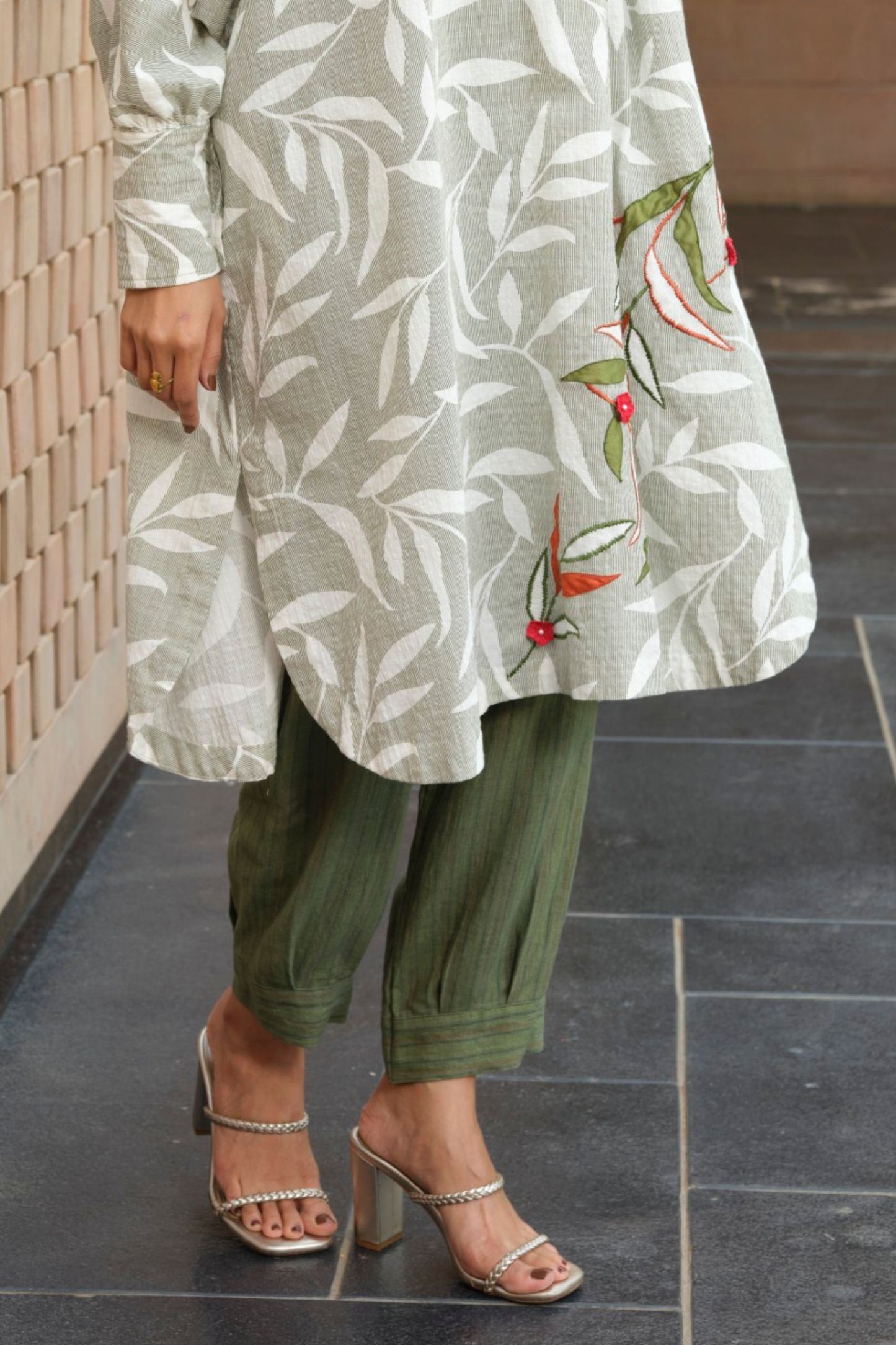 Olive Branch Pure Cotton Pants