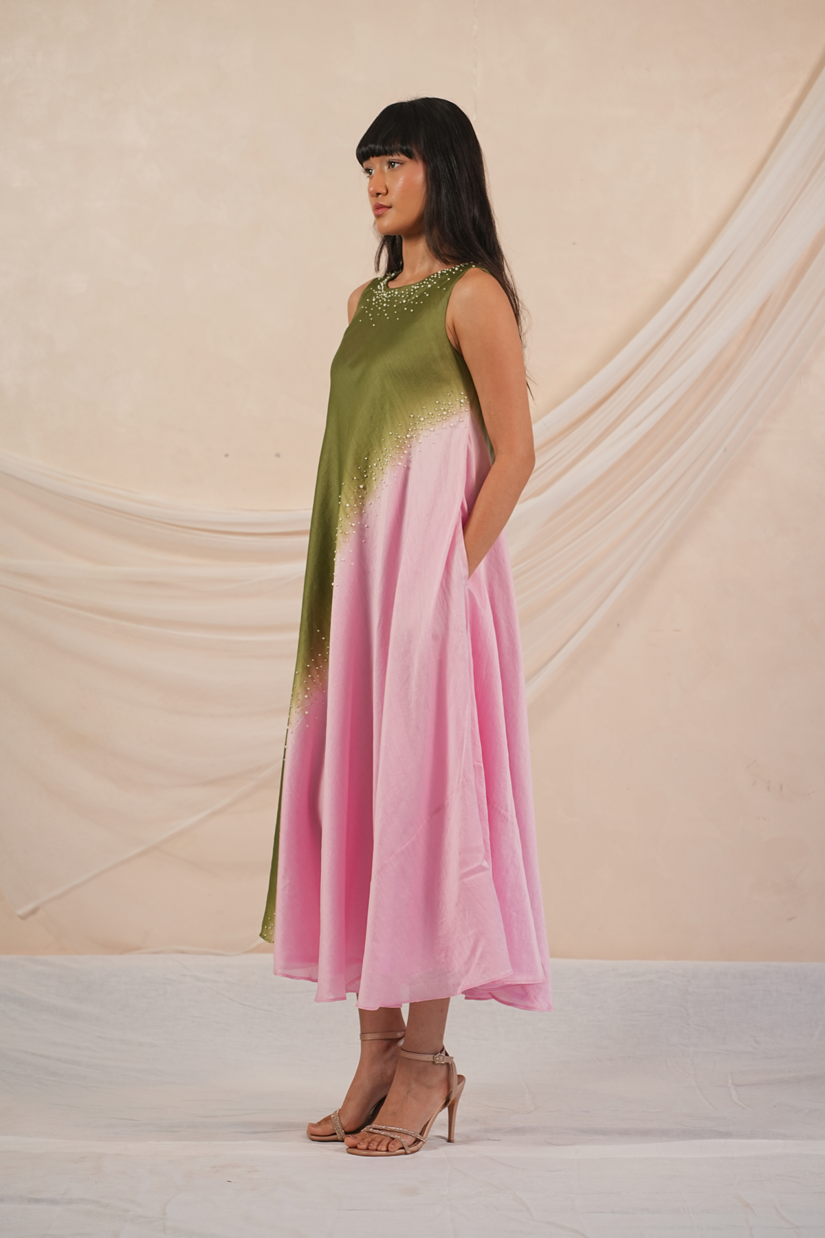 Muse Silk Chanderi Dress