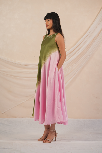 Muse Silk Chanderi Dress