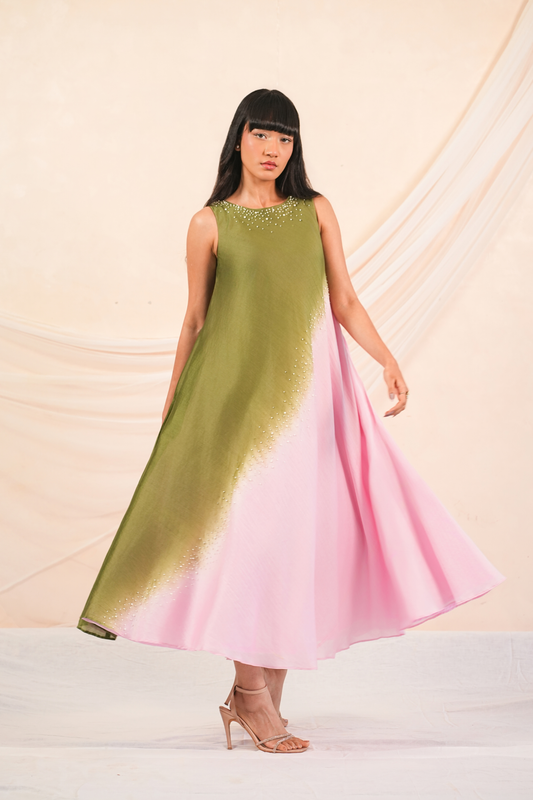 Muse Silk Chanderi Dress