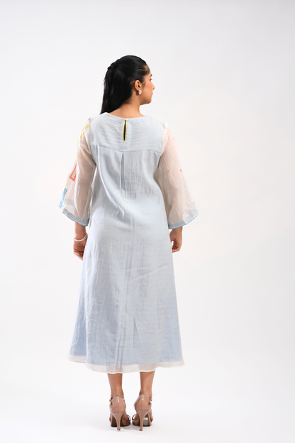Cloud Ledger Mul Chanderi Dress
