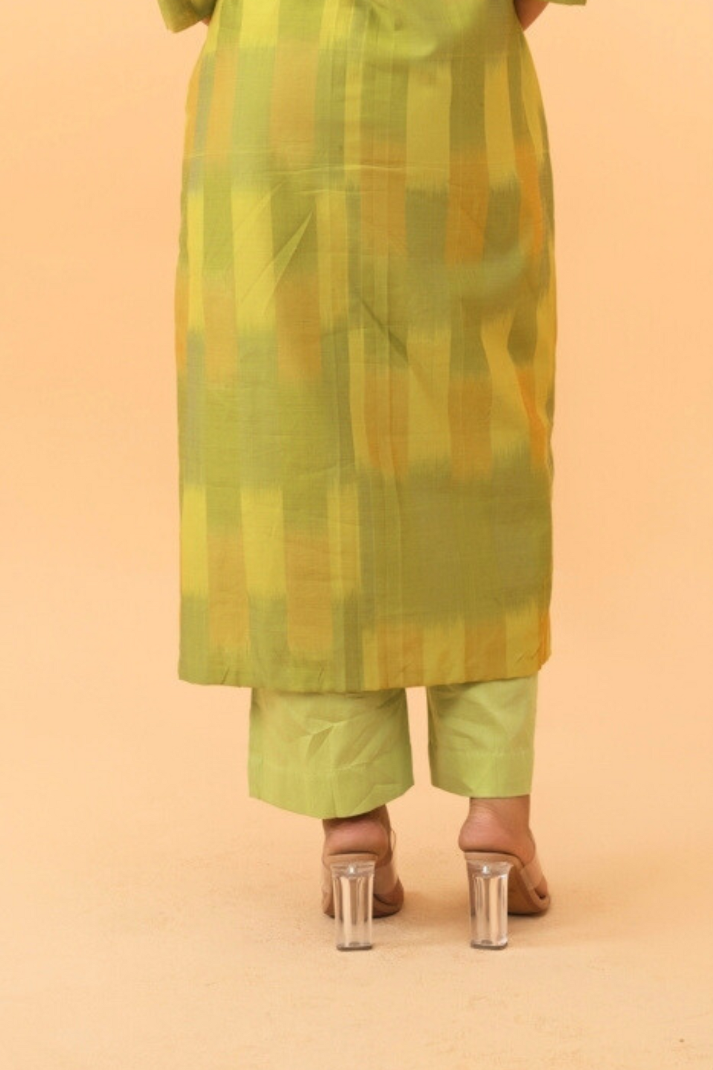 Mehendi Chanderi Pants