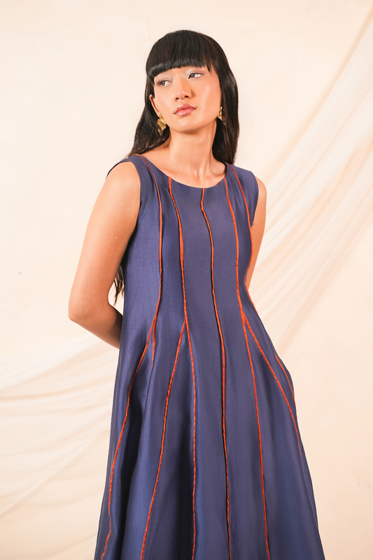 Sway Silk Chanderi Dress