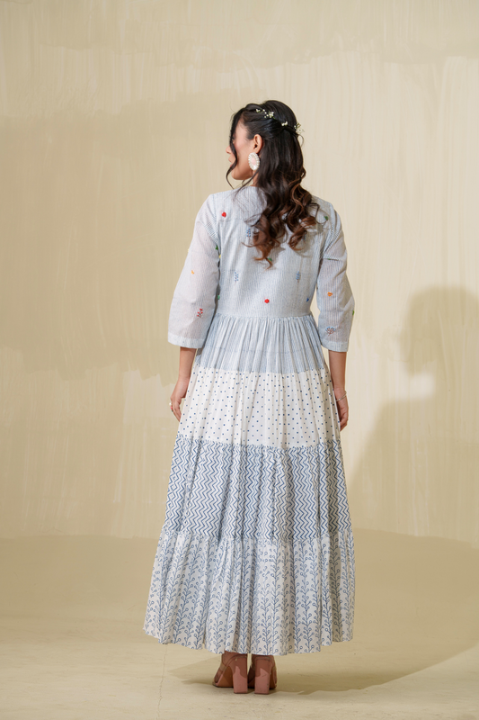 Clear Skies Pure Cotton Dress