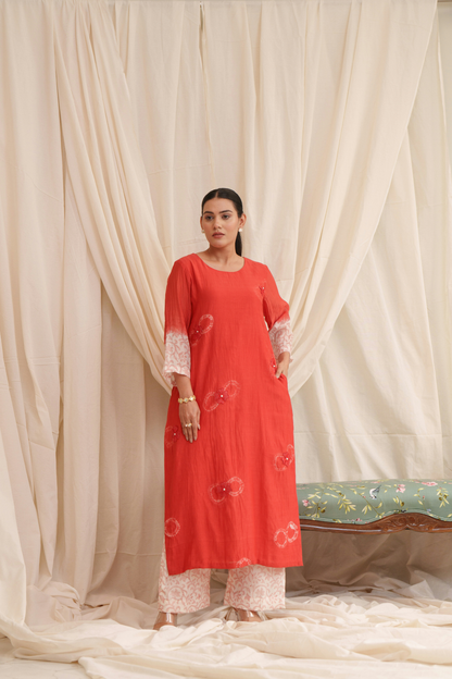 Ballad Mul Chanderi Kurta