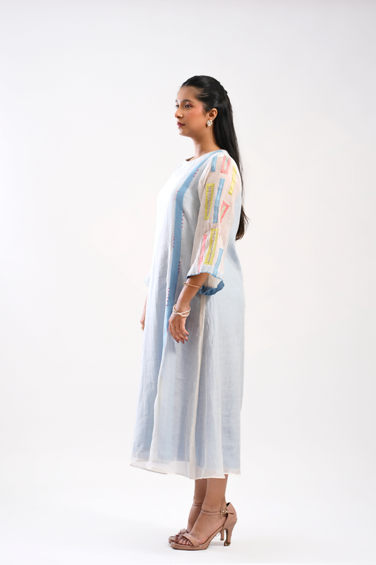 Cloud Ledger Mul Chanderi Dress