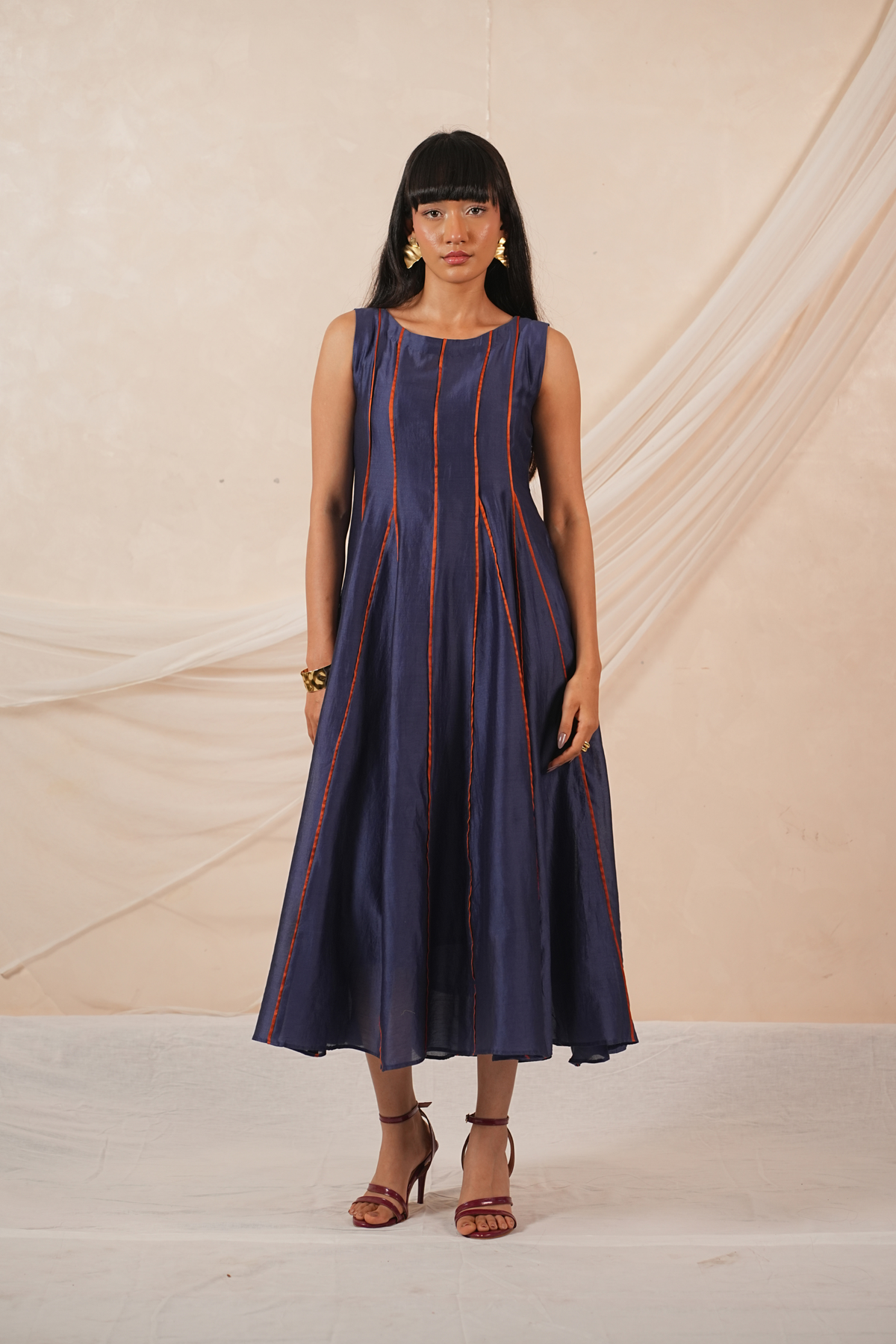 Sway Silk Chanderi Dress