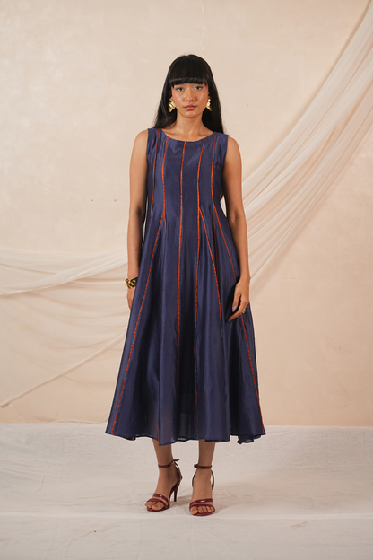 Sway Silk Chanderi Dress