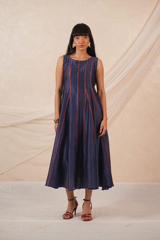 Sway Silk Chanderi Dress