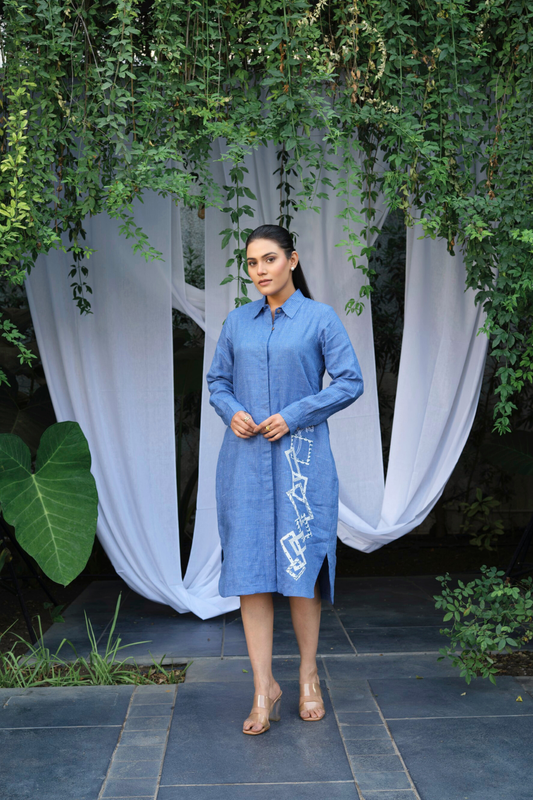 Bella Pure Linen Dress