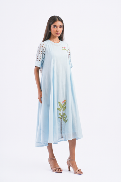 Sunrays Cotton Mulmul Dress