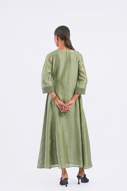 Metaphor Handloom Chanderi Dress