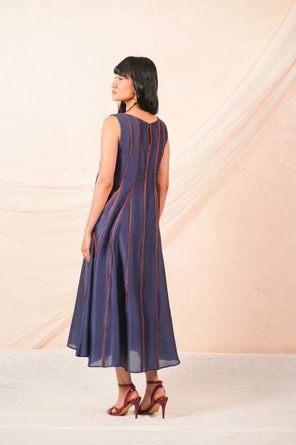 Sway Silk Chanderi Dress
