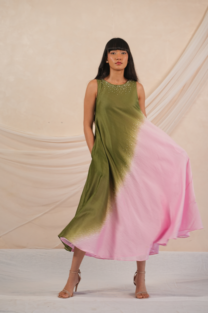Muse Silk Chanderi Dress