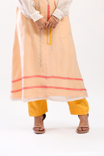 Apricot Cotton Pants