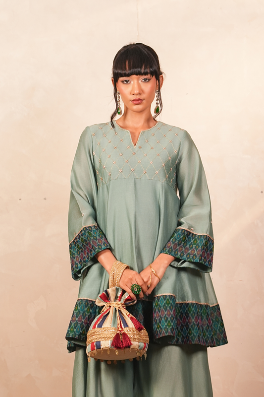Yamini Silk Chanderi Kurta