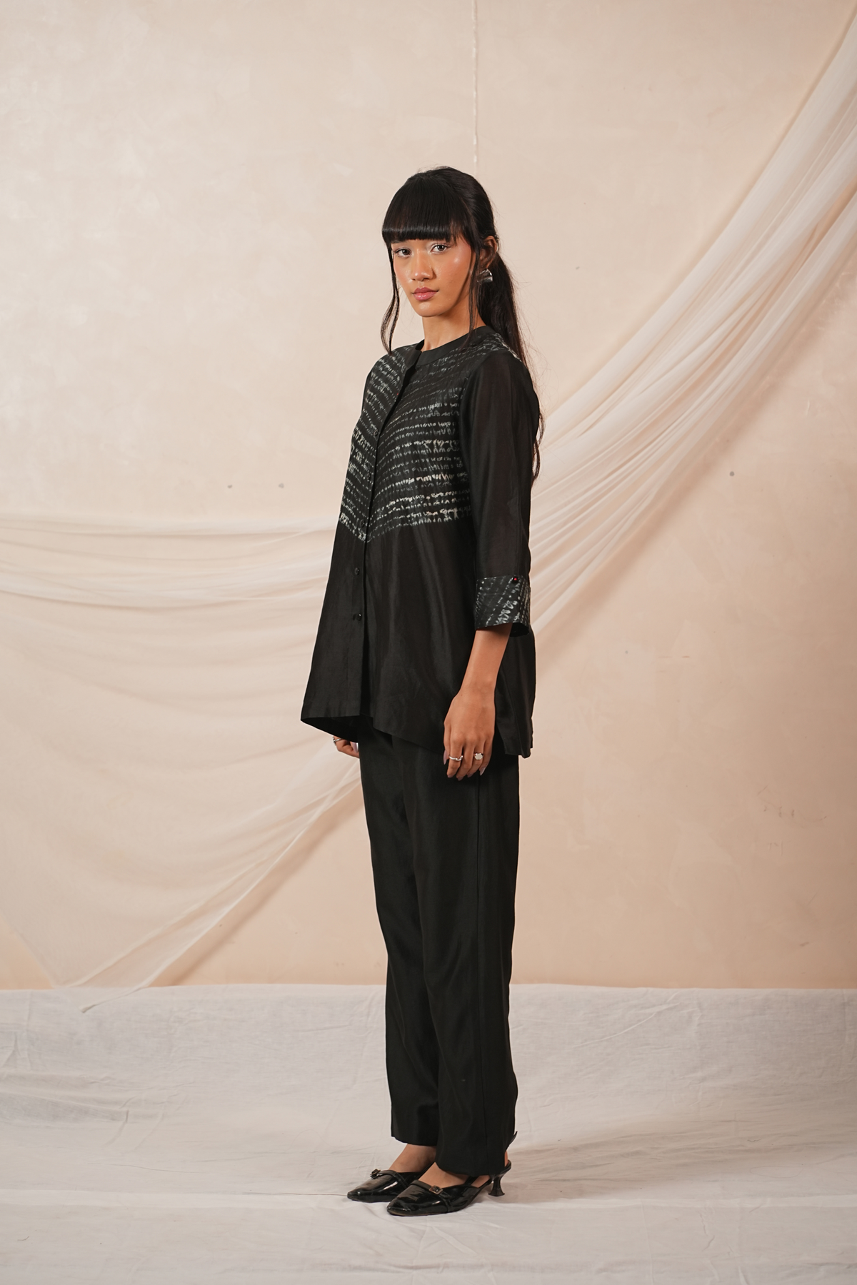 Trace Silk Chanderi Co-Ord Set