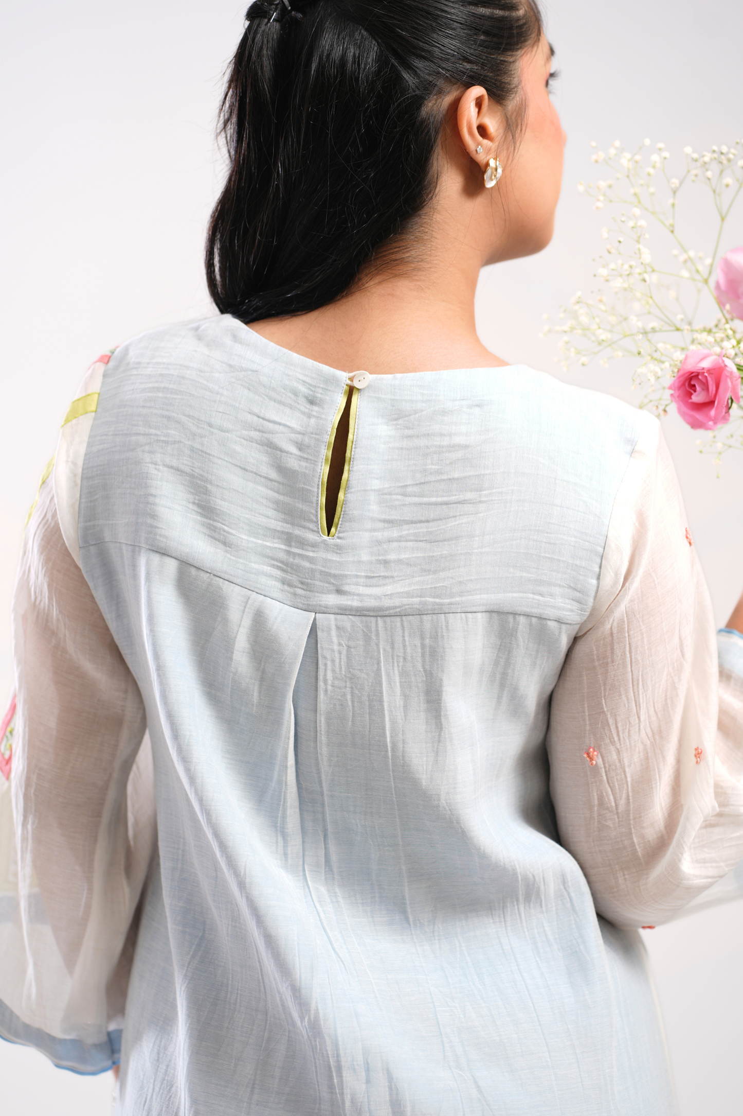 Cloud Ledger Mul Chanderi Dress