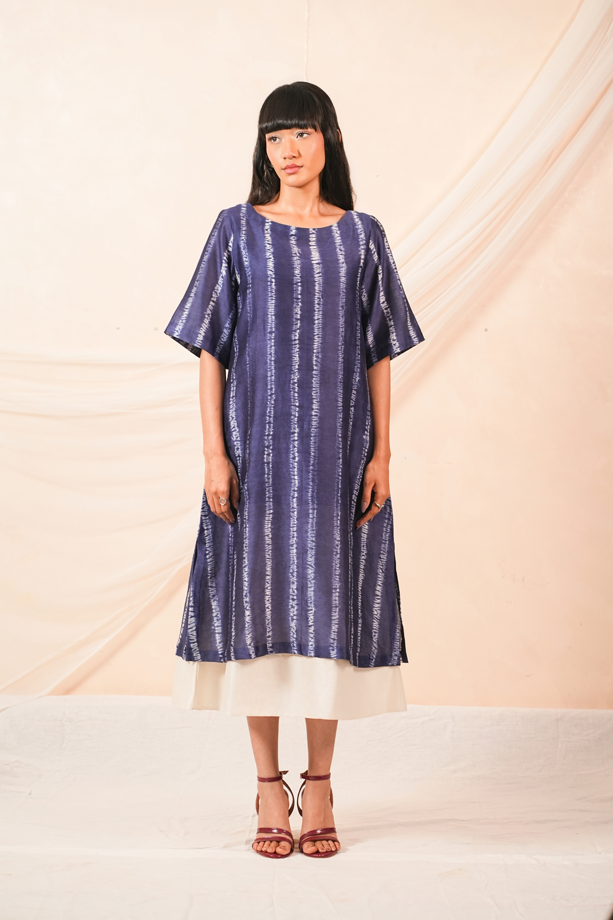 Neel Silk Chanderi Dress