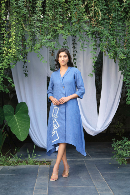 Capri Pure Linen Dress