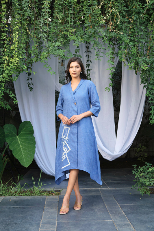 Capri Pure Linen Dress