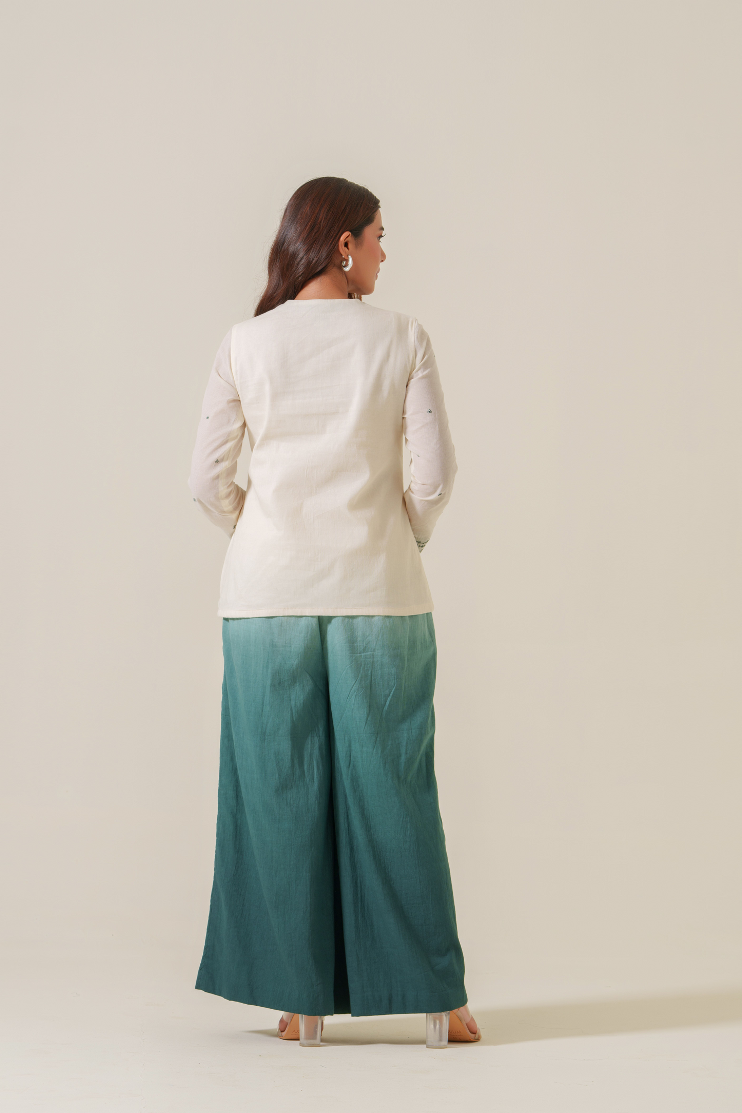 Moss and Mist Soft Voile Top