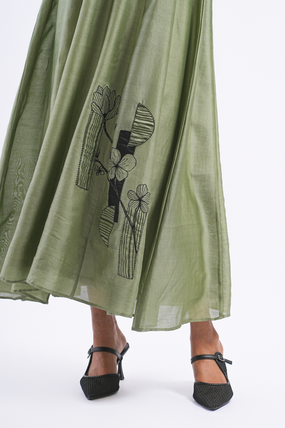 Metaphor Handloom Chanderi Dress