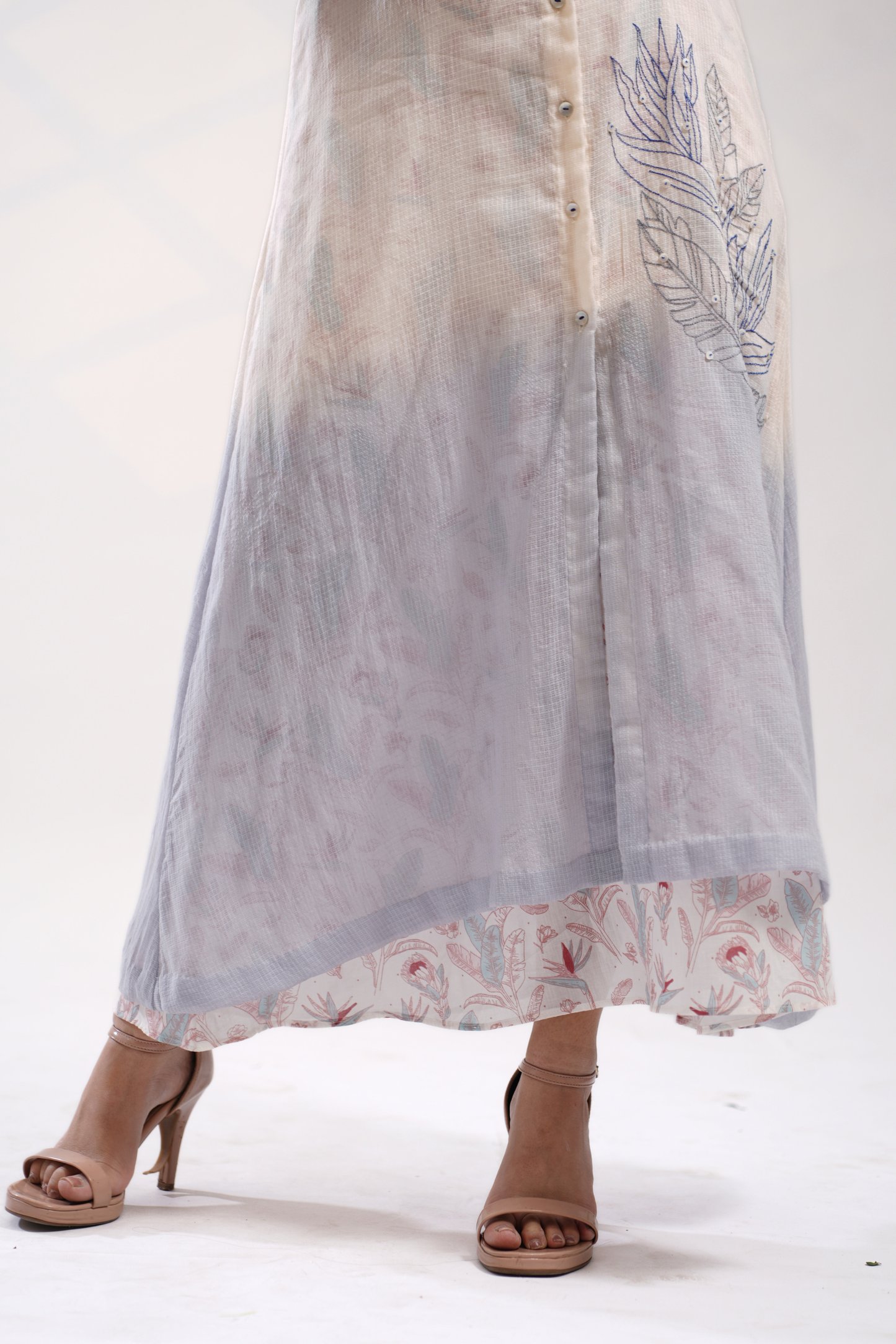 Aasman Kota Doria Tunic