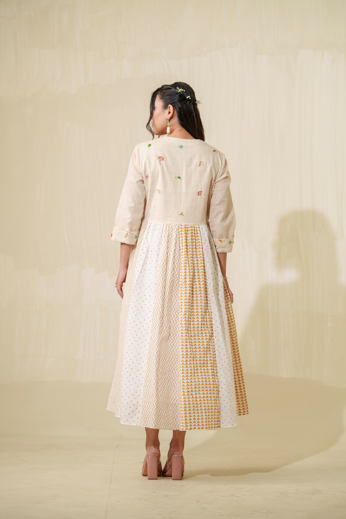 Wheat Fields Pure Cotton Dress