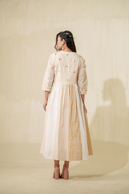 Wheat Fields Pure Cotton Dress