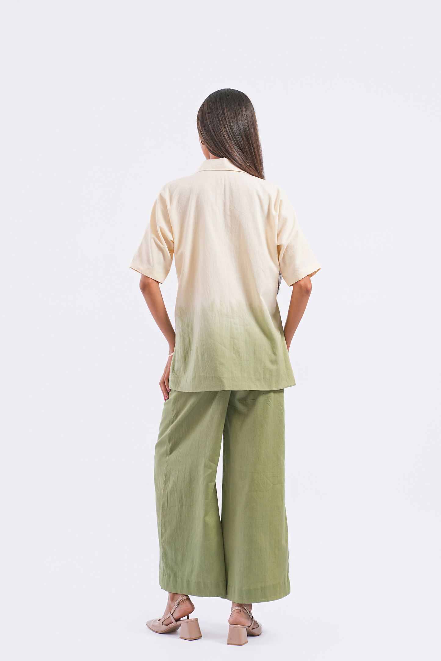 Olive Pure Mulmul Shirt