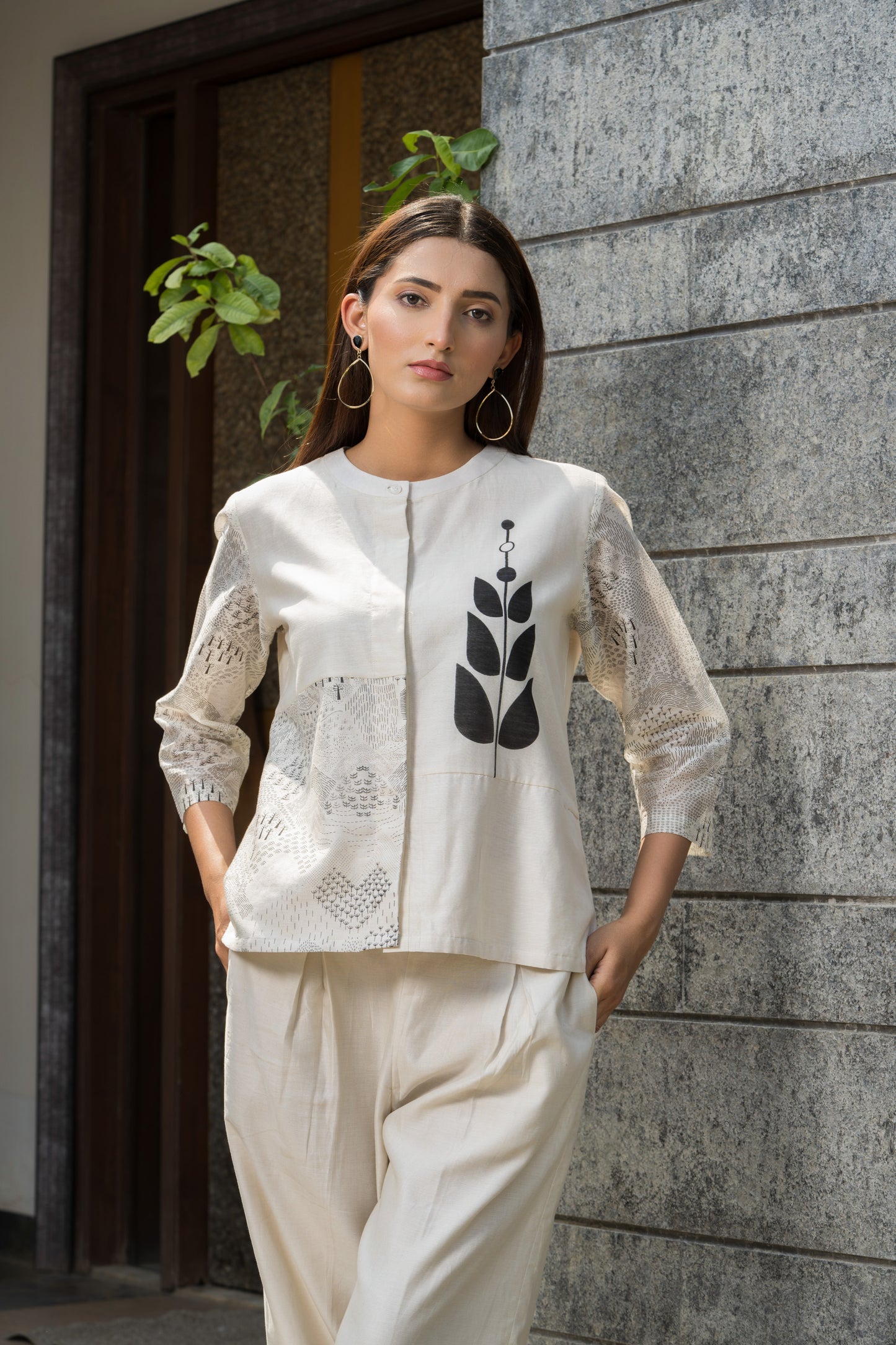 Aria Pure Chanderi Pants