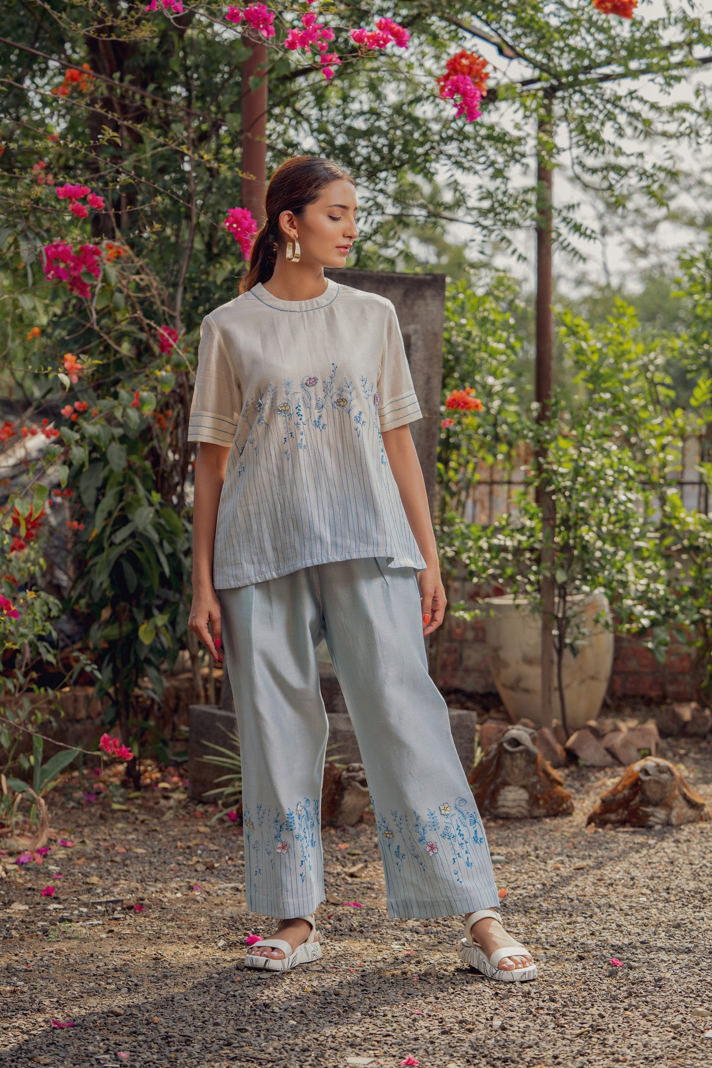 Seher Chanderi Co-Ord Set