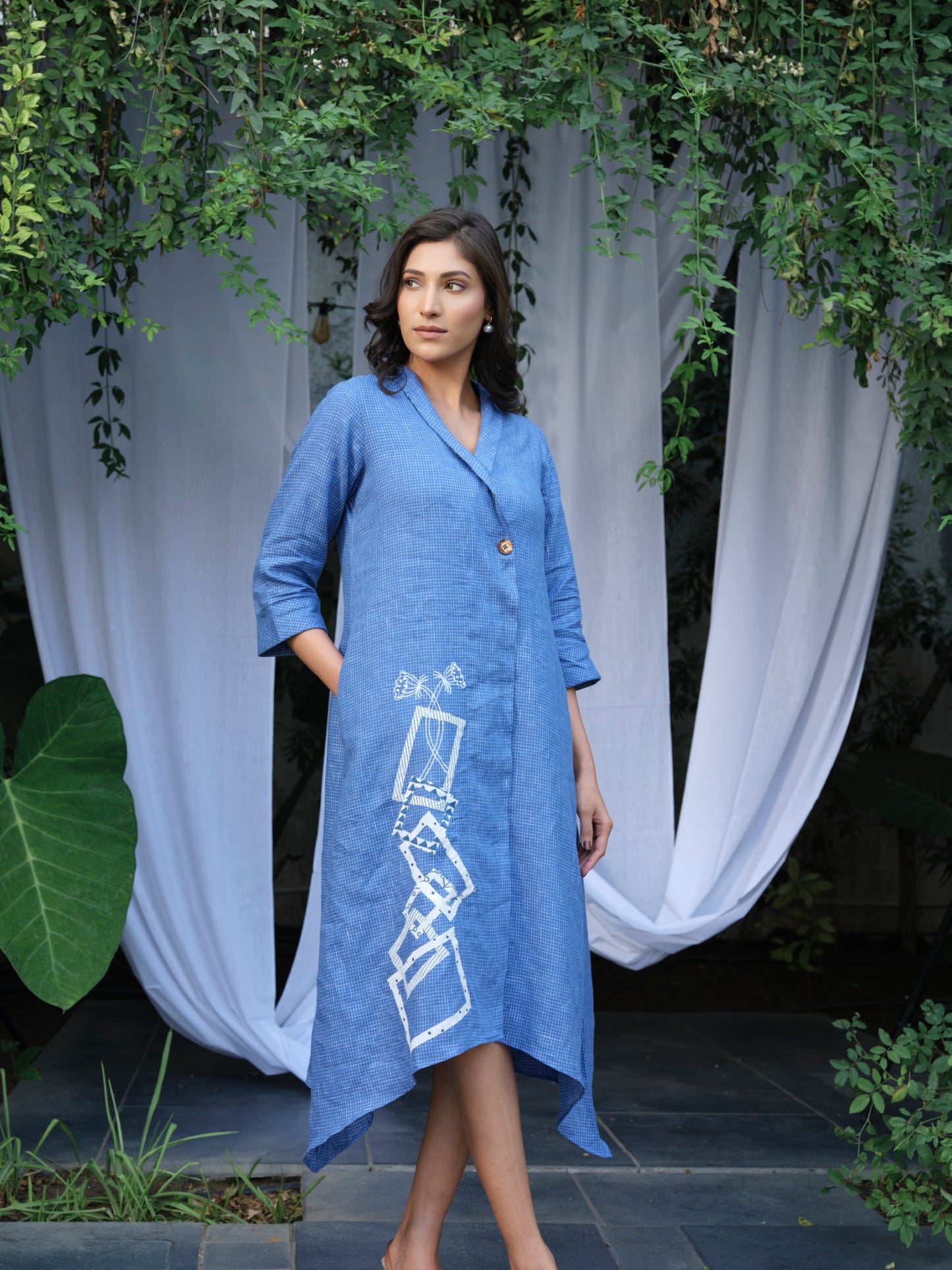 Capri Pure Linen Dress